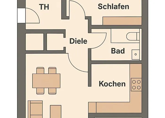 Zentrales Eden - 1 Min Zum Hbf - Ideal Fuer Trips Nach Koeln, Duesseldorf, Wuppertal, Messe - Balkon, Kueche, 2 Zimmer, Renoviert 2025 * Solingen